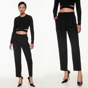 Aritzia Babaton Black Dress Pants Women’s Size 8 — 100% Polyester